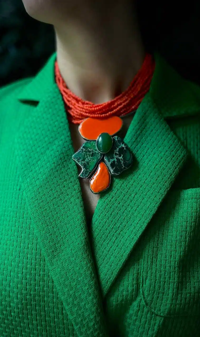 Pomegranate Garden Collection Brooch/Necklace