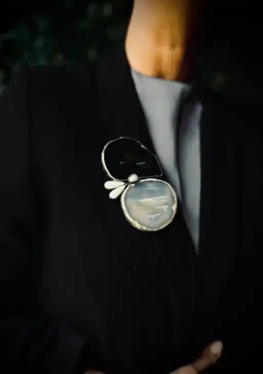 Black Swan Collection Brooch/necklace