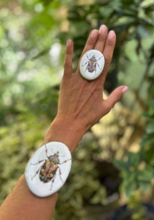 Bug Series Bracelet and ring Set