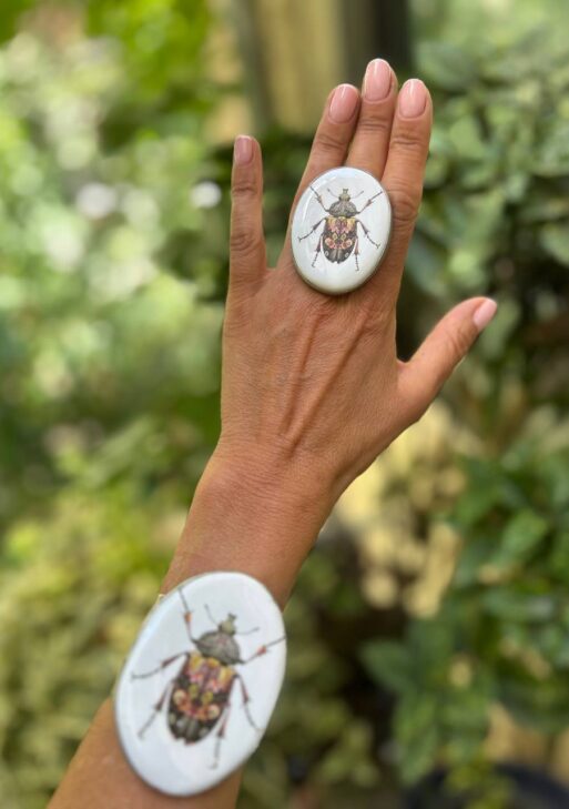 Bug Series Bracelet and ring Set