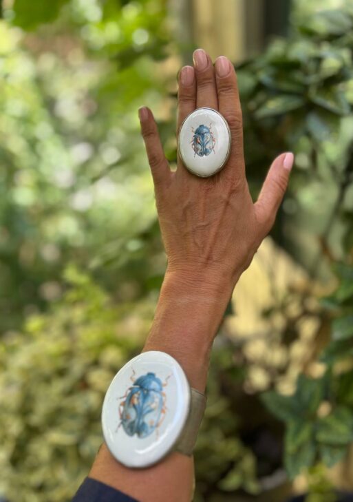 Bug Series Bracelet and ring Set