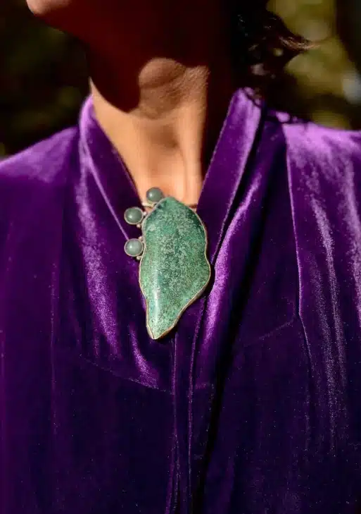 Jaguar Green Collection Brooch/Necklace