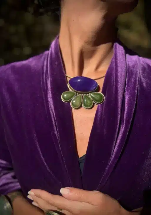 Jaguar Green Collection Brooch/Necklace