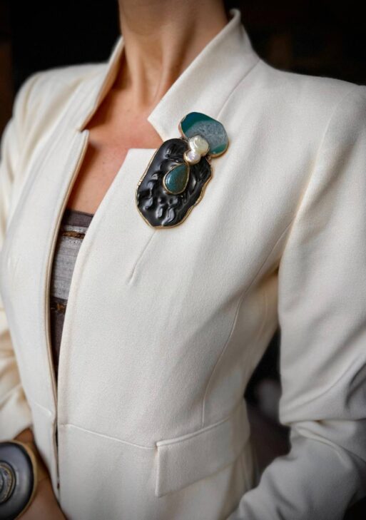 Amphitrite Collection Necklace Brooch