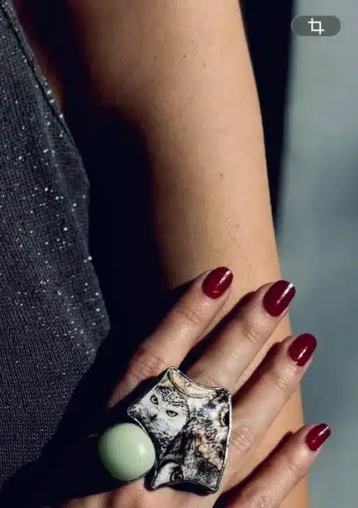 Collection with Owls Ring