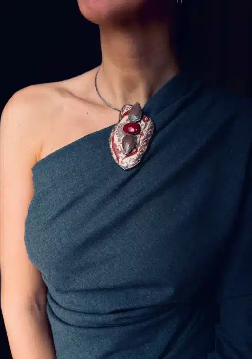Red Cherry Collection Brooch/Necklace