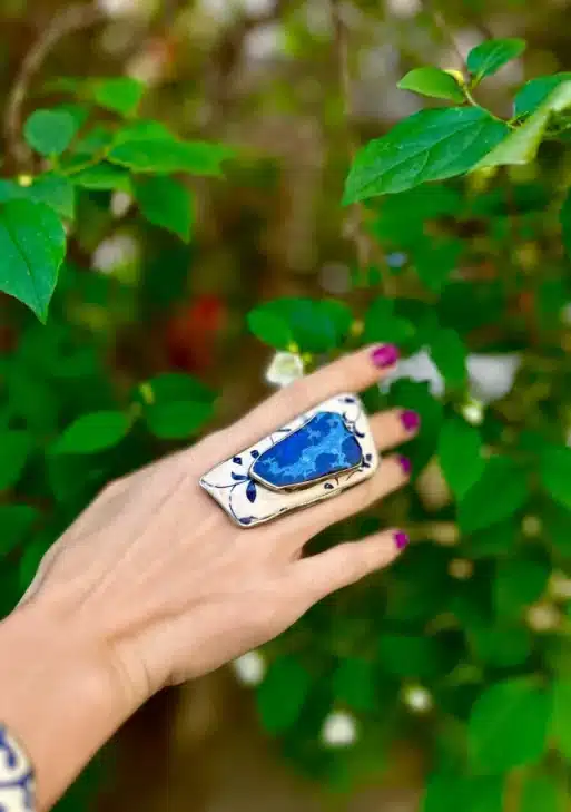 Prussian Blue Collection Ring