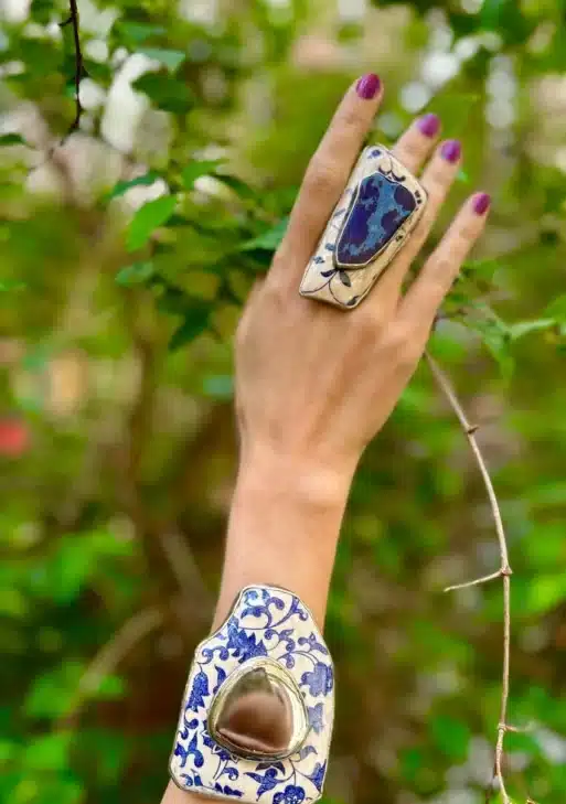 Prussian Blue Collection Ring