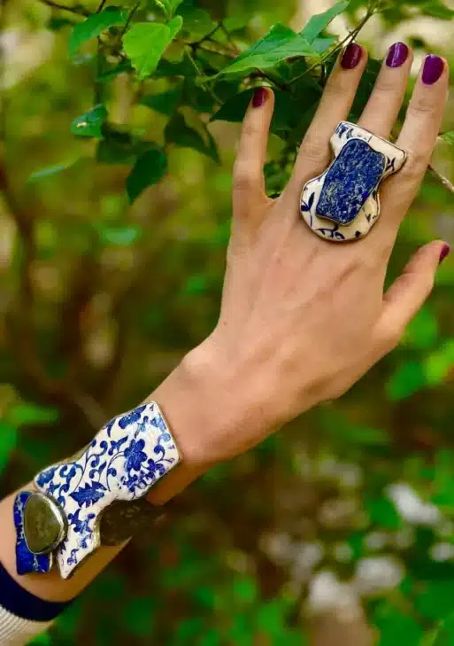 Prussian Blue Collection Ring