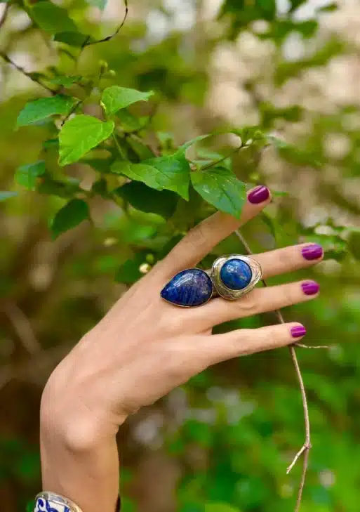 Prussian Blue Collection Ring