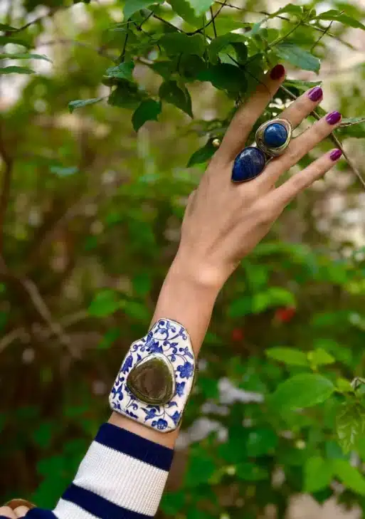 Prussian Blue Collection Ring