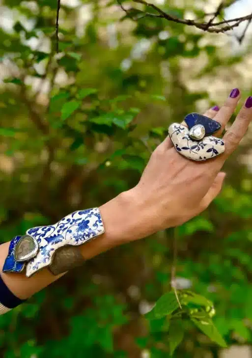 Prussian Blue Collection Ring