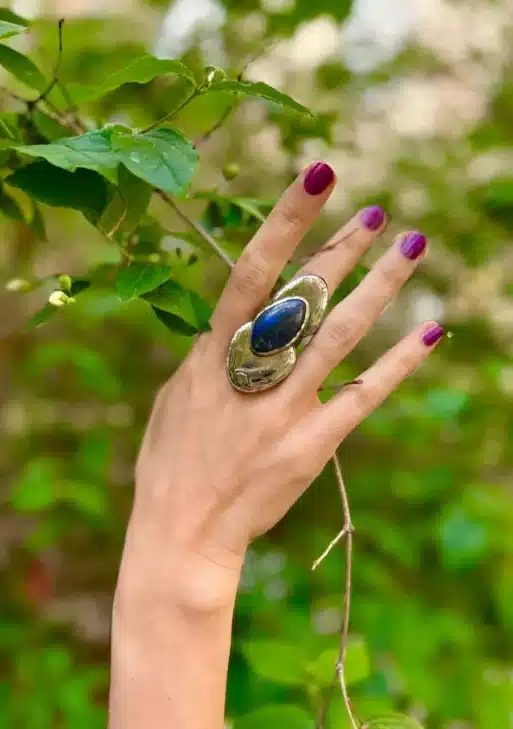 Prussian Blue Collection Ring