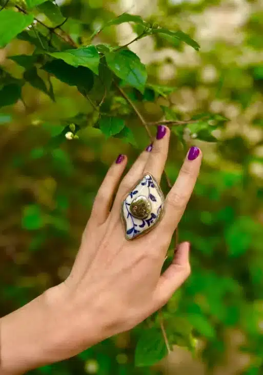 Prussian Blue Collection Ring