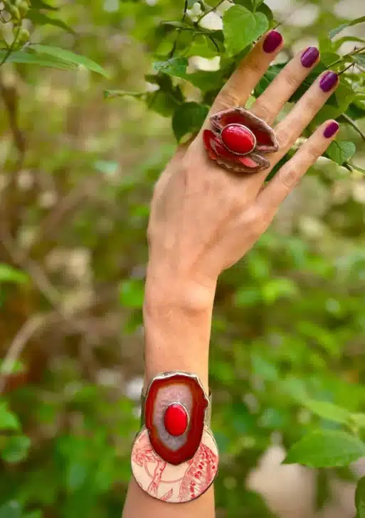 Chinese Lanterns Collection Ring