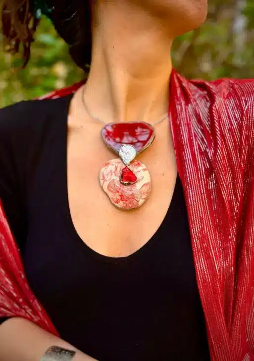 Chinese Lanterns Collection Brooch/Necklace