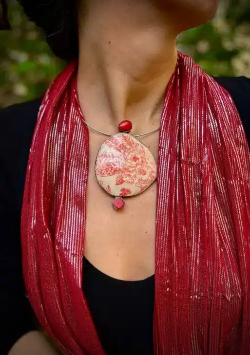 Chinese Lanterns Collection Brooch/Necklace