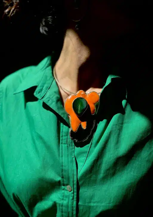 Tangerine Collection Brooch/ Necklace