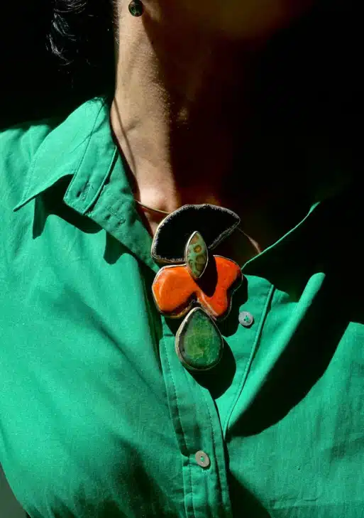 Tangerine Collection Brooch/ Necklace