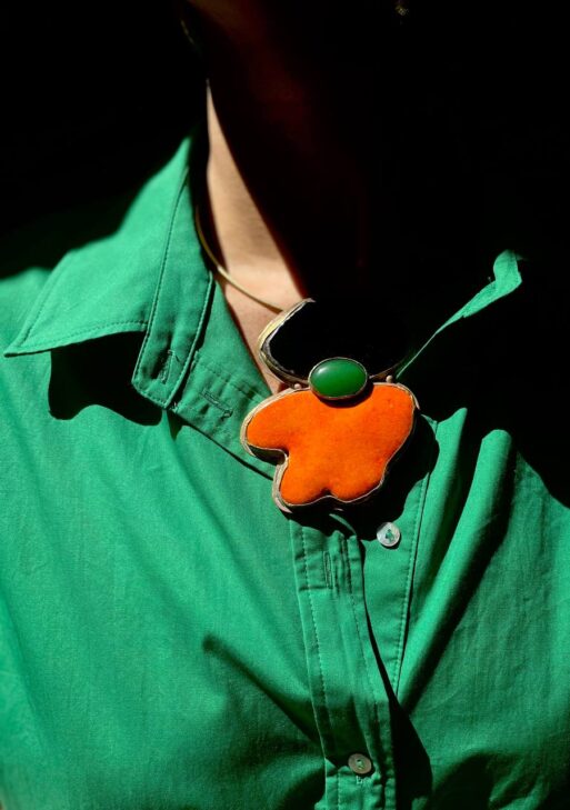 Tangerine Collection Brooch/ Necklace