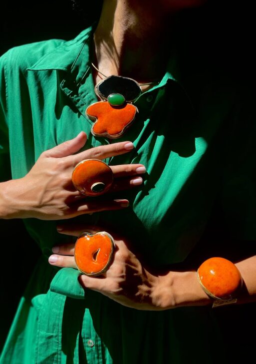 Tangerine Collection Brooch/ Necklace