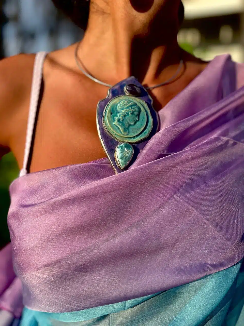 Azure Odyssey Collection Brooch/Necklace