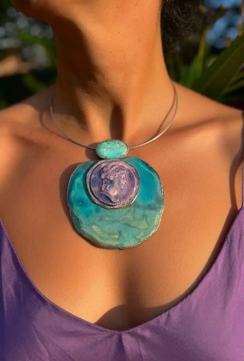 Azure Odyssey Collection Brooch/Necklace