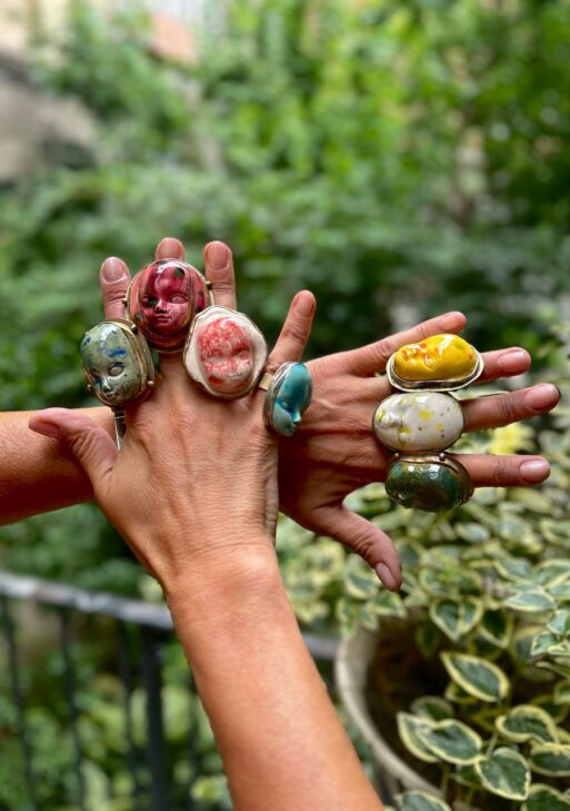 “Look at me”series Rings