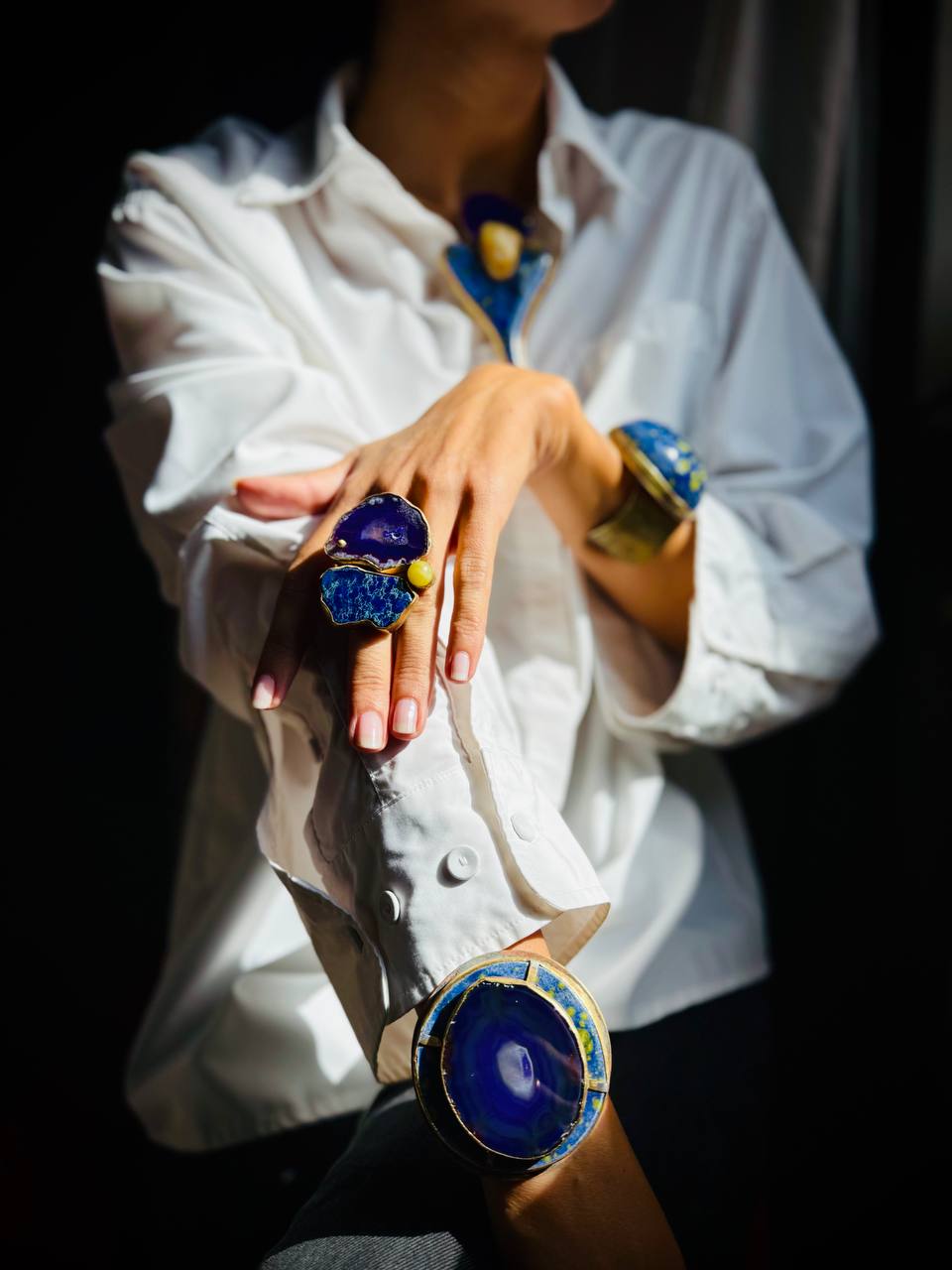 Nocturne Bleu Collection Ring - Image 1
