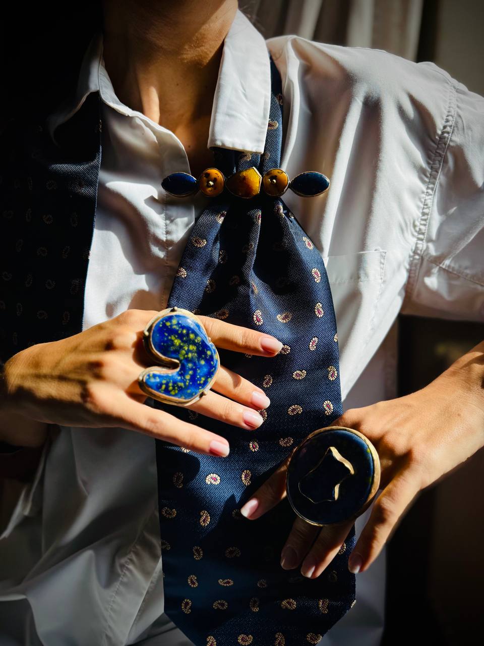 Nocturne Bleu Collection Ring - Image 1