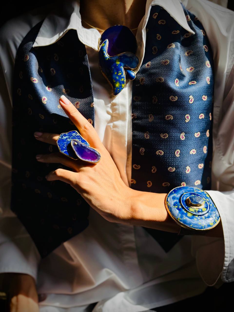 Nocturne Bleu Collection Ring - Image 1