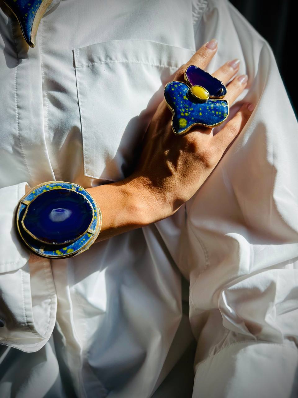 Nocturne Bleu Collection Ring - Image 1