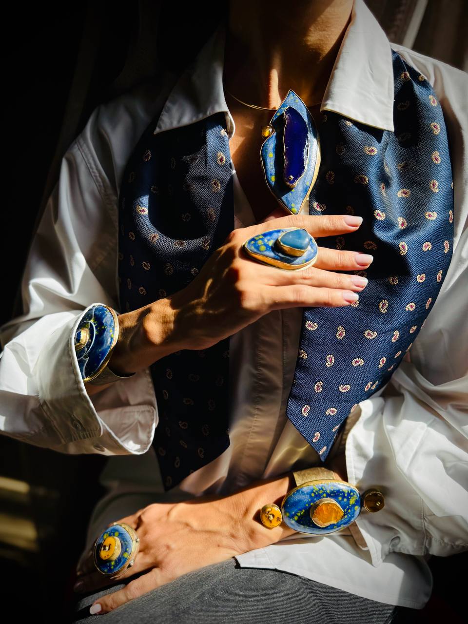 Nocturne Bleu Collection Ring - Image 1