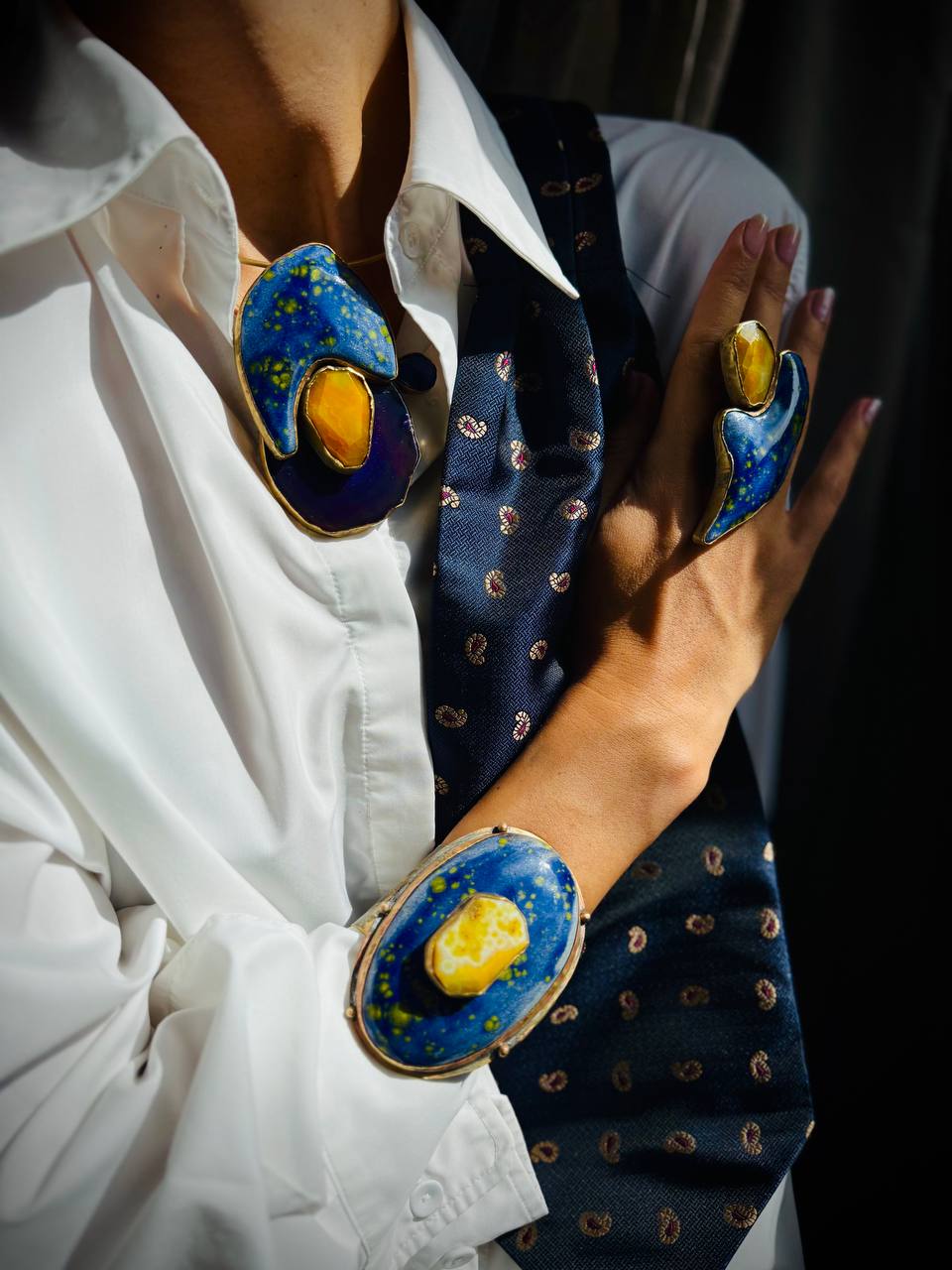 Nocturne Bleu Collection Ring - Image 1
